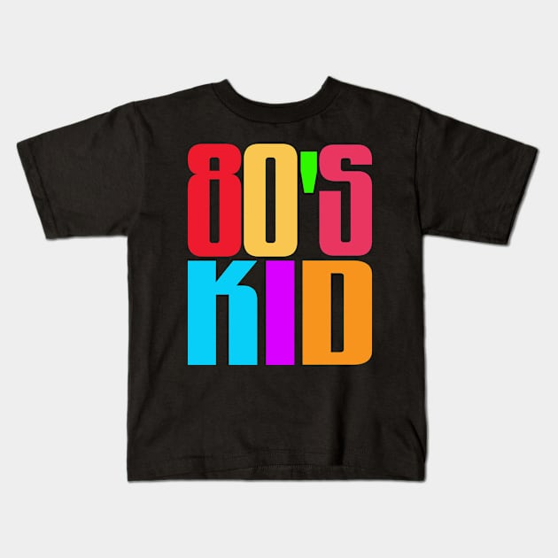 80's Kid Costume 1980's Kids T-Shirt by Firesquare